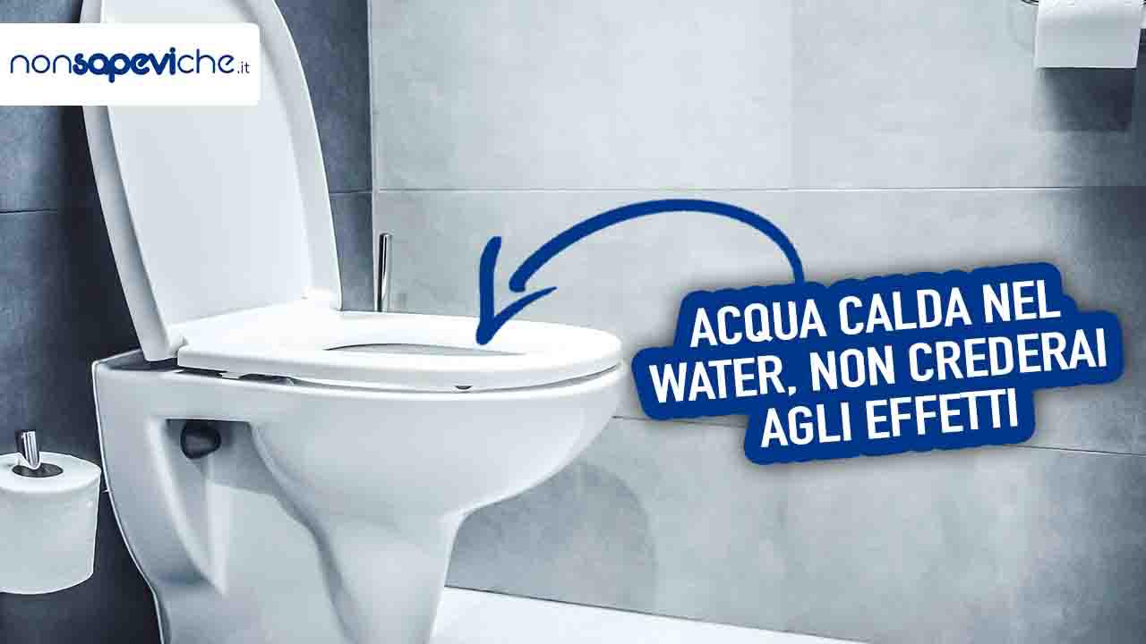 Getta una pentola di acqua calda nel water, non crederai agli effetti