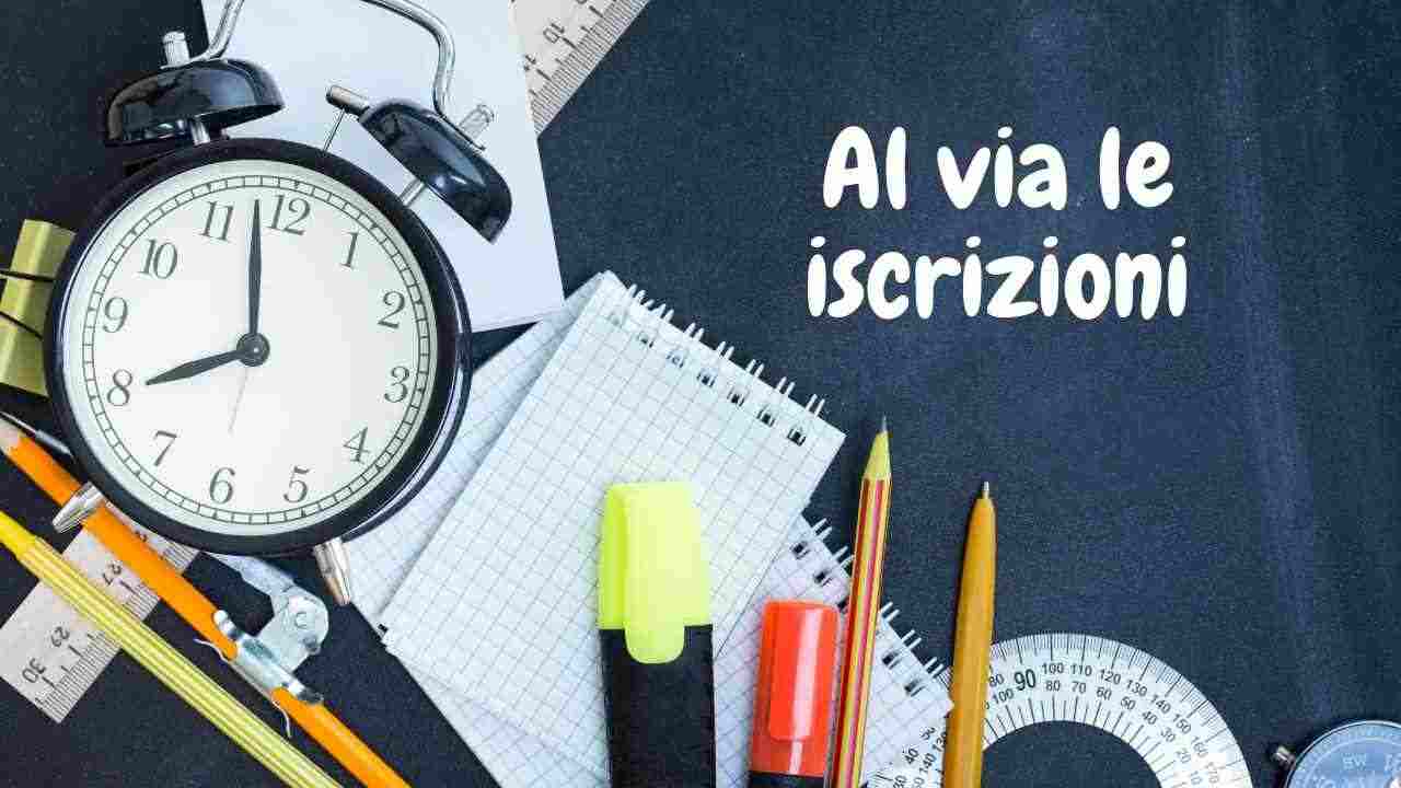 Scuole da lunedì 9 gennaio iniziano le iscrizioni, non restare indietro